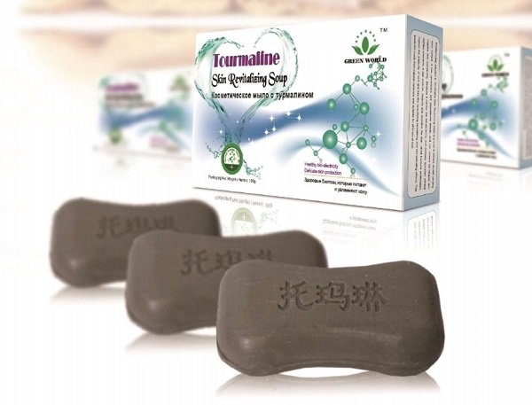 Green World Kosmetické mýdlo s turmalínem 100g